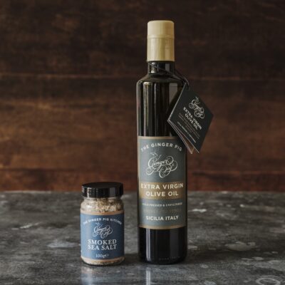 Sicilian Extra Virgin Olive Oil 500ml & Smoked Sea Salt Duo