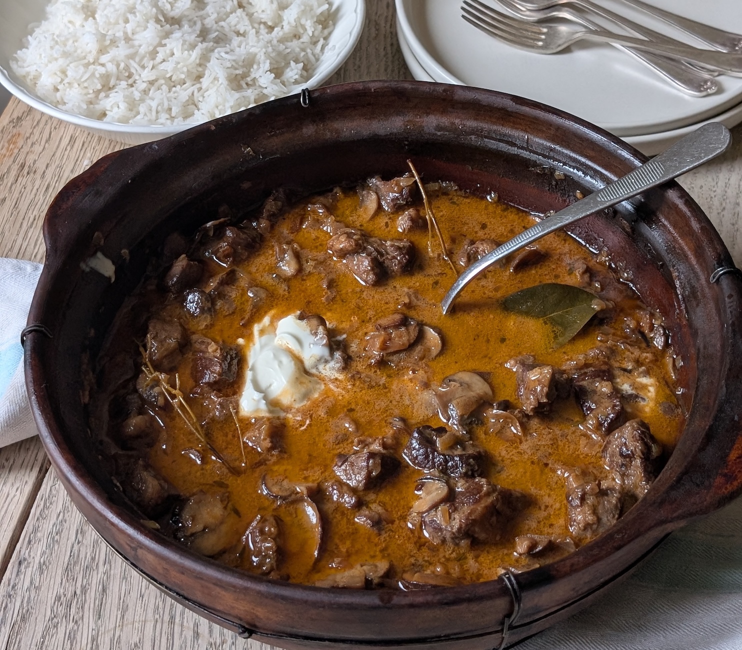 Mutton stroganoff