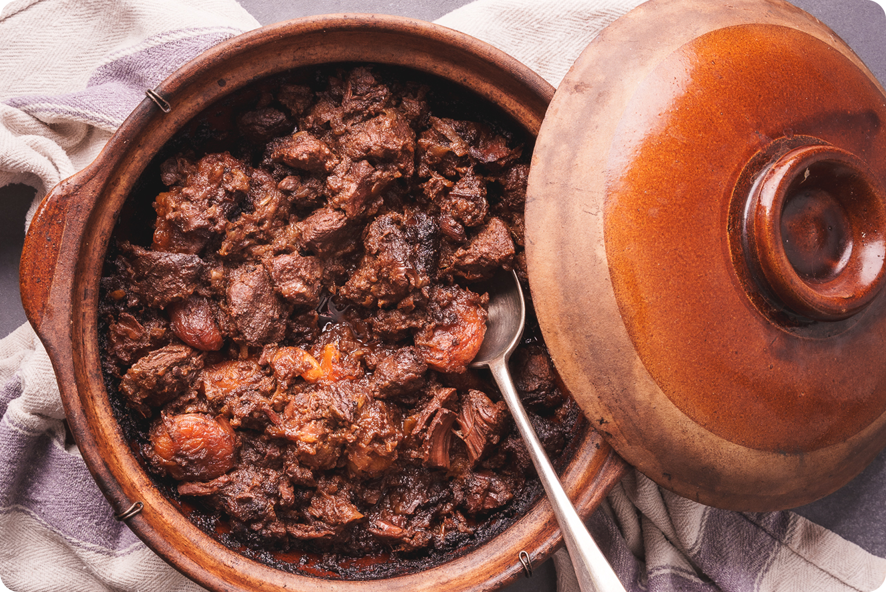 Spiced Finished Whissendine Mutton with Apricots