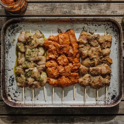 Marinated Chicken Kebabs x 2