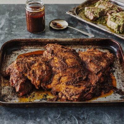 Marinated Butterflied Leg of Lamb