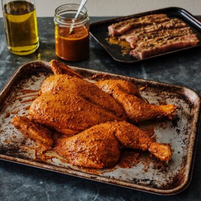 Marinated Spatchcocked Chicken